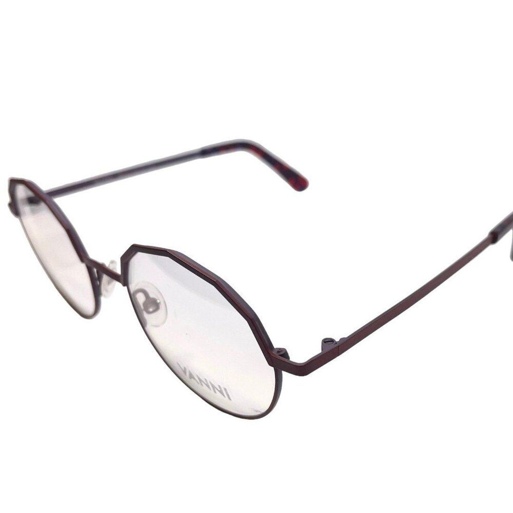 Vanni V6223 Eyeglasses for Women, Red Metal Frame, Full Rim, Round Shape - Picture 3 of 9